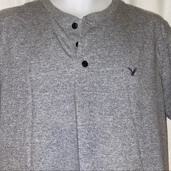 Men’s American Eagle outfitters Gray Henley T-shirt large - Picture 9 of 15